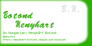 botond menyhart business card
